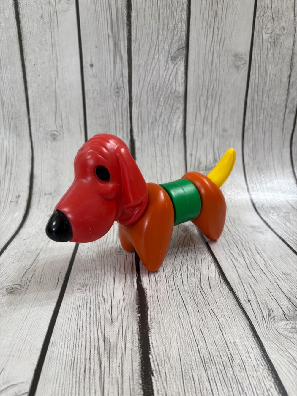 Vintage Tupperware Tuppertoys Zoo-It-Yourself Elephant Giraffe Dog Set - Picture 6 of 6